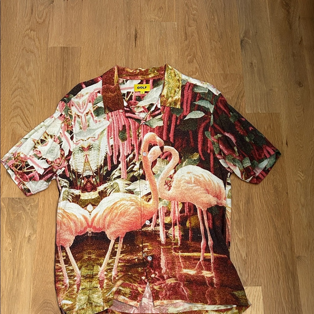 Golf Wang Flamingo Print Shirt